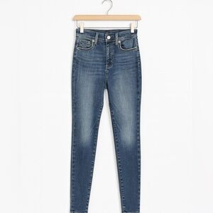 Lucky Brand Ava Crop Jeans Size 2 – Stretch Waist, Classic Fit.
